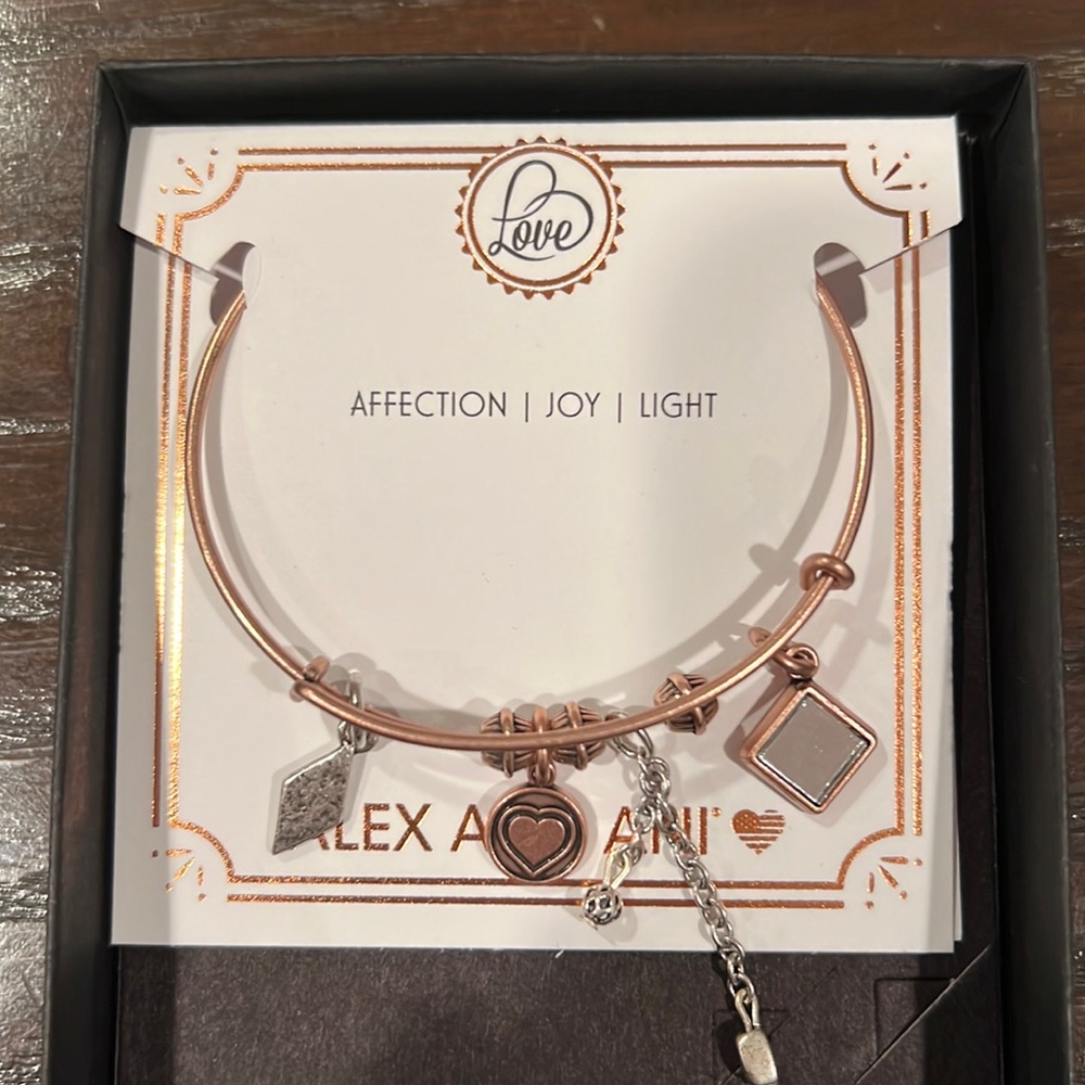 NIB Alex and Ani Affection/Joy/Light bangle bracelet